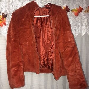 Puffy Orange Jacket!